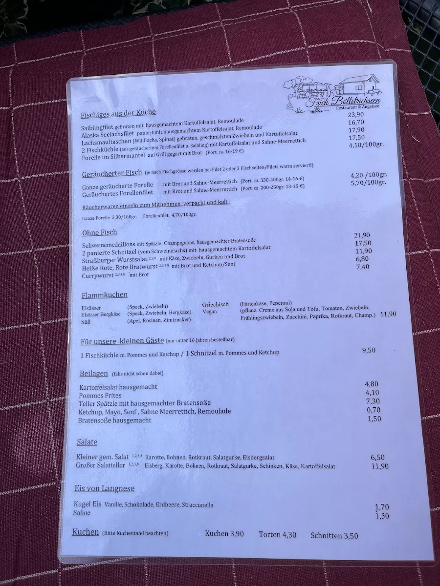 Speisekarte photo 1