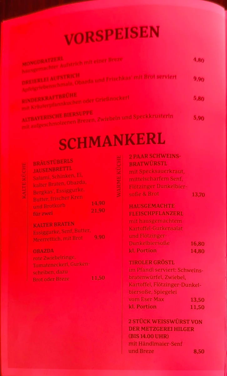 Speisekarte photo 3