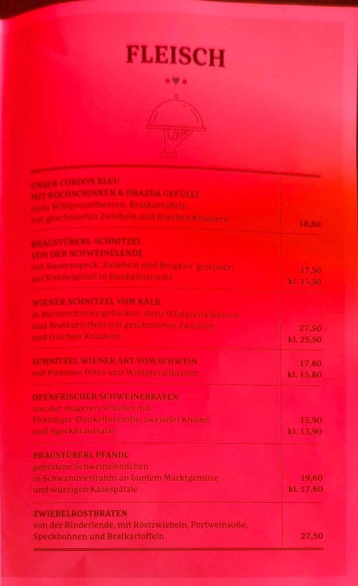 Speisekarte photo 5