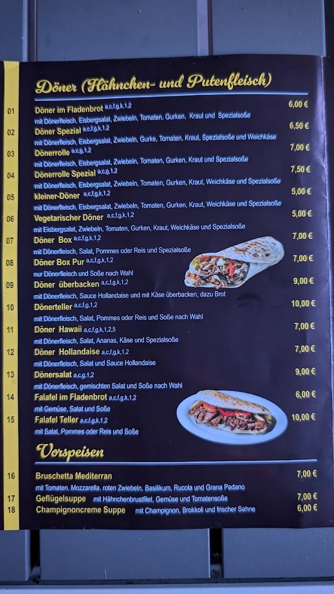 Speisekarte photo 2