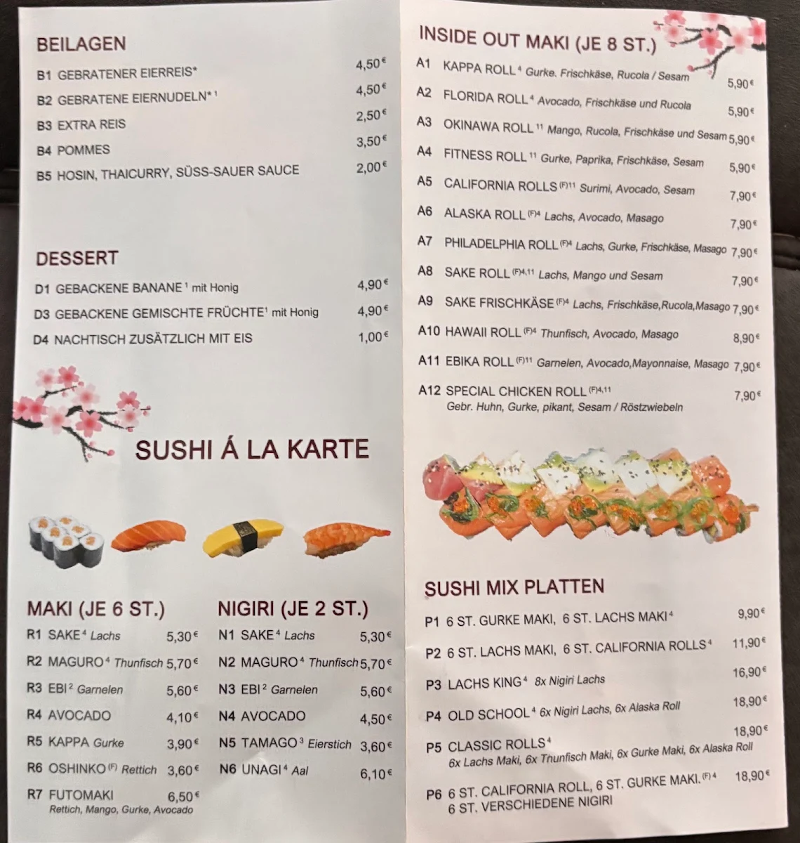 Speisekarte photo 1