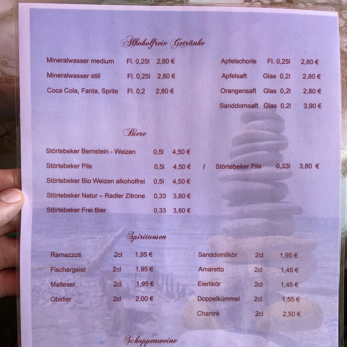 Speisekarte photo 2