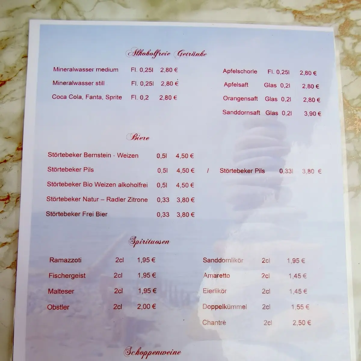 Speisekarte photo 4