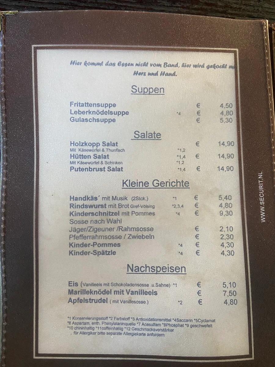 Speisekarte photo 1