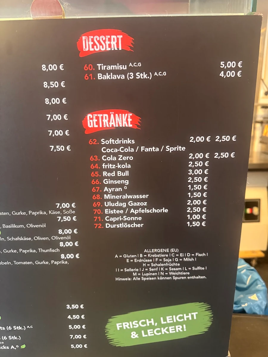 Speisekarte photo 3