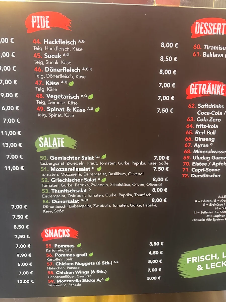 Speisekarte photo 5