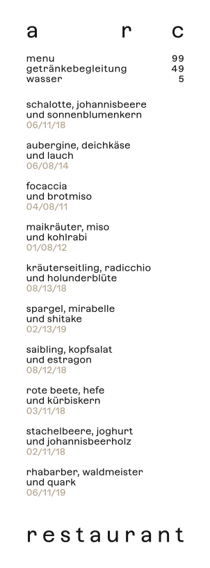 Speisekarte photo 1