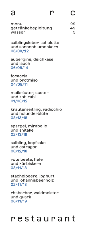 Speisekarte photo 2