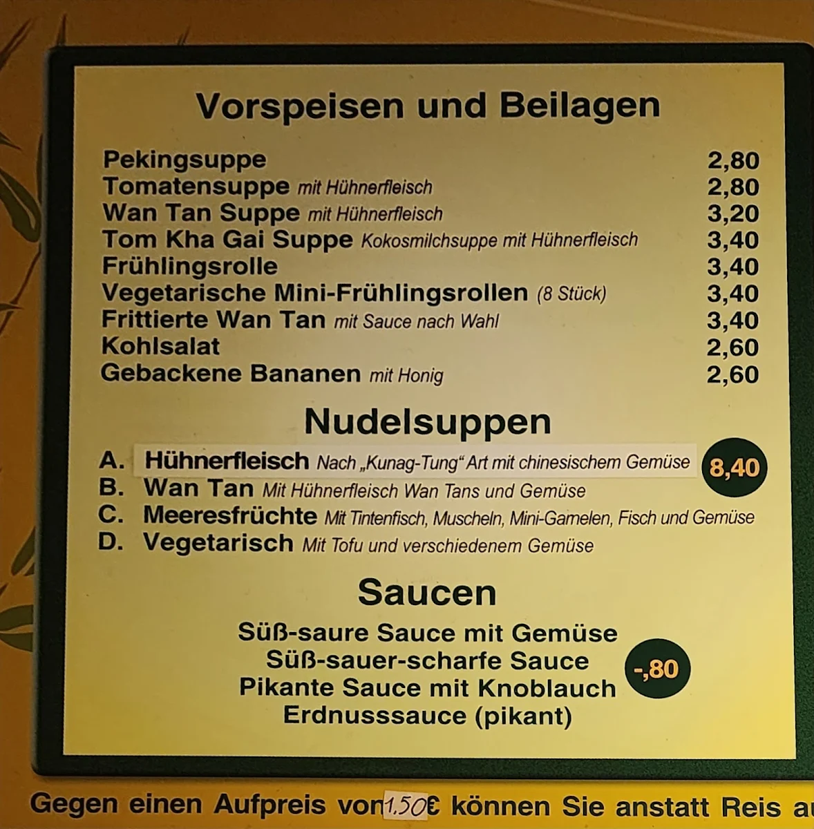 Speisekarte photo 3