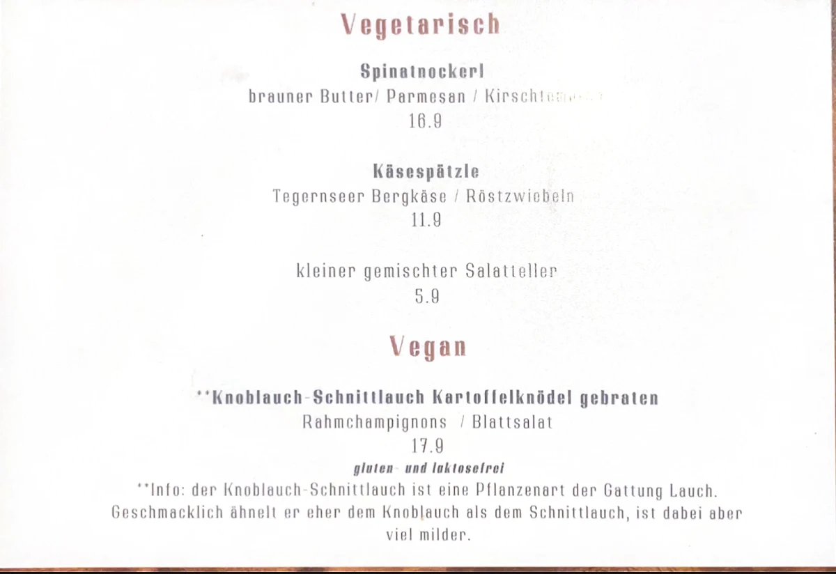 Speisekarte photo 4