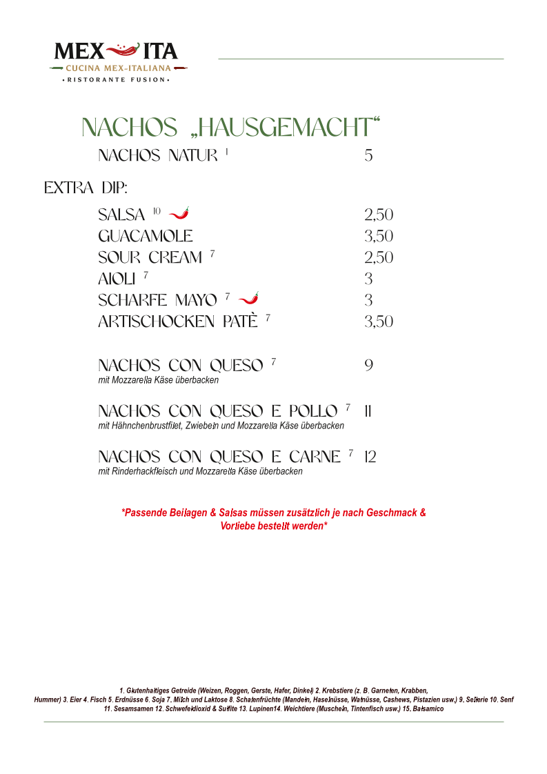 Speisekarte photo 2