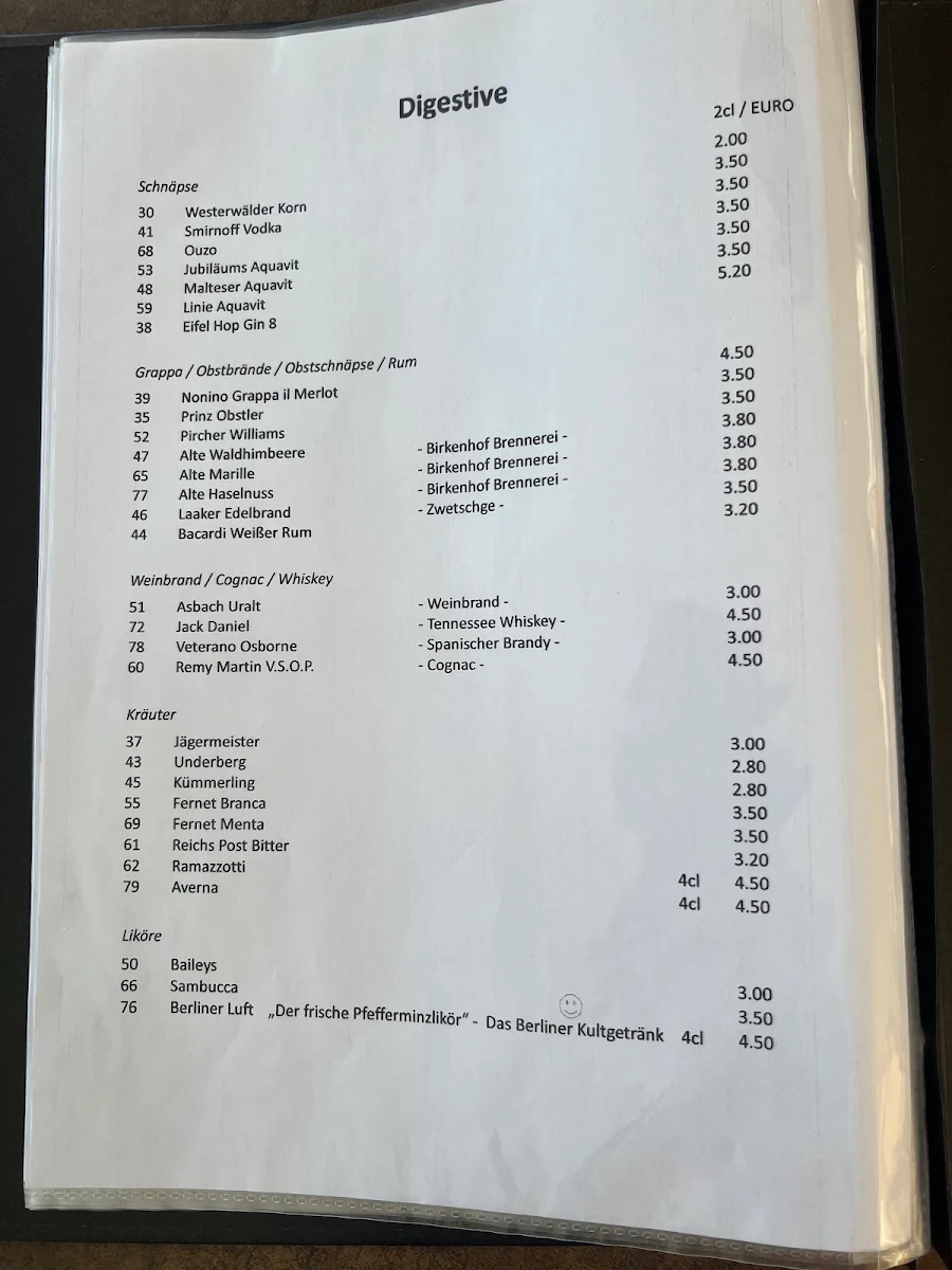 Speisekarte photo 1