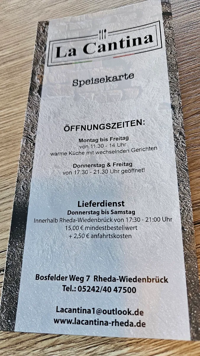 Speisekarte photo 1
