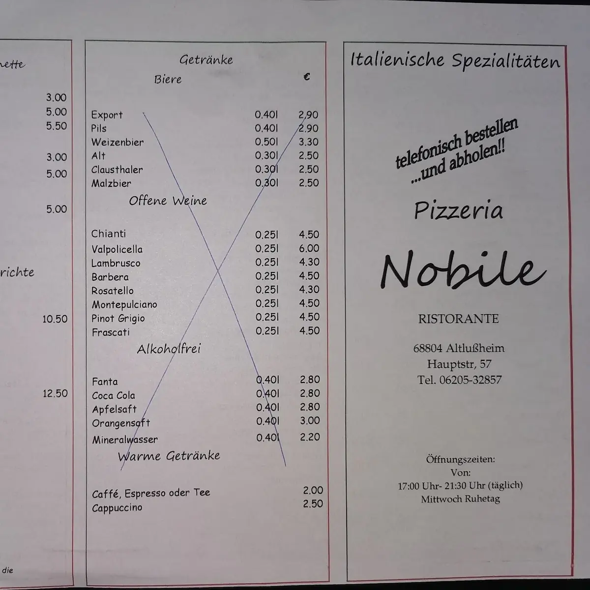 Speisekarte photo 4