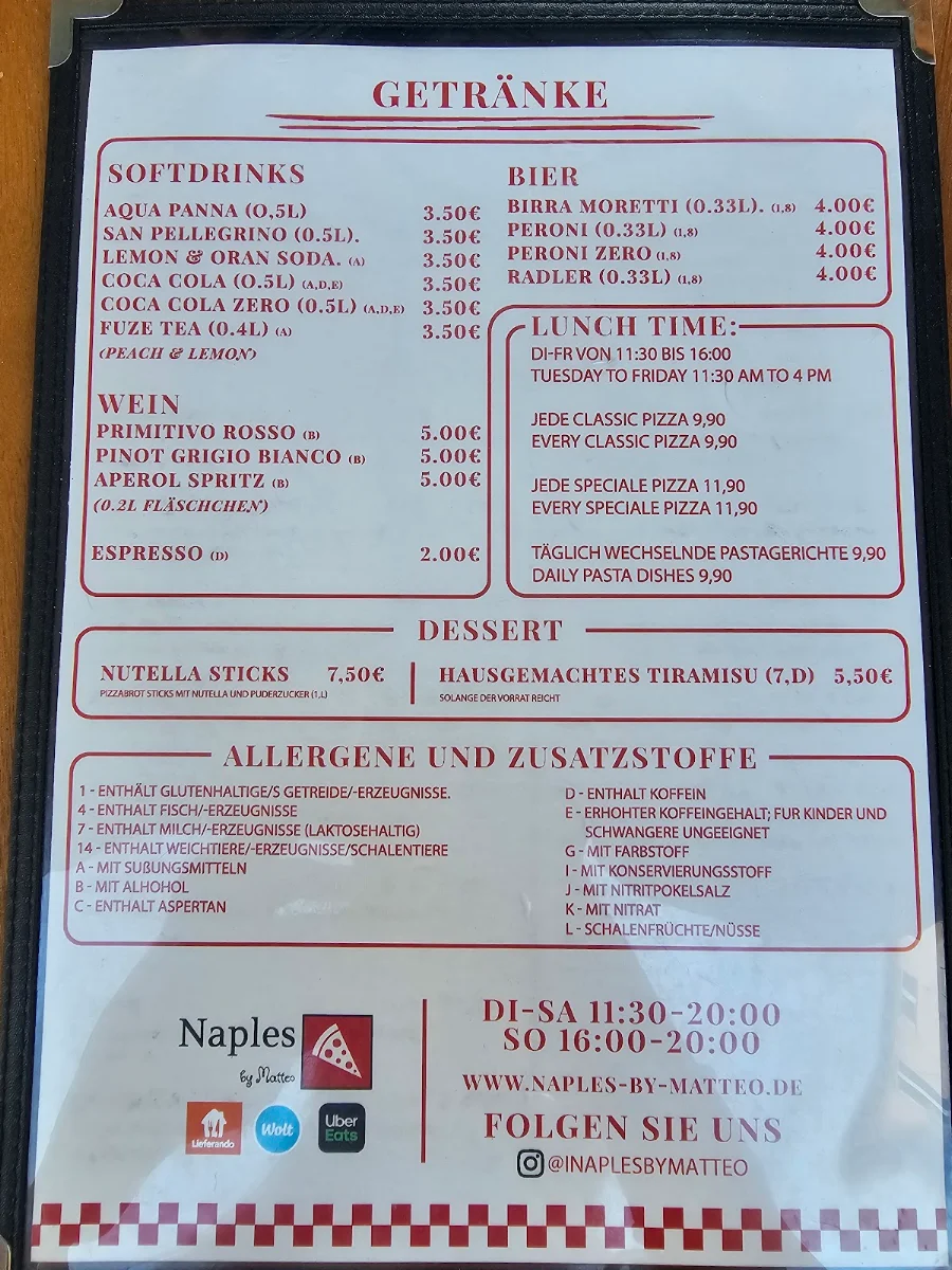 Speisekarte photo 1