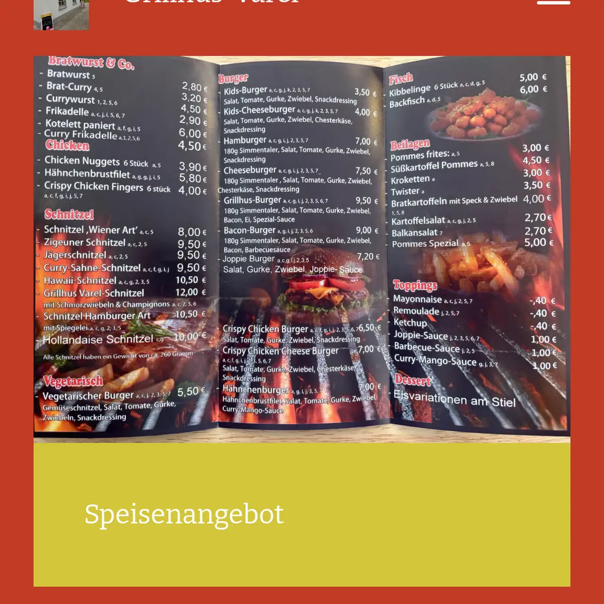 Speisekarte photo 8