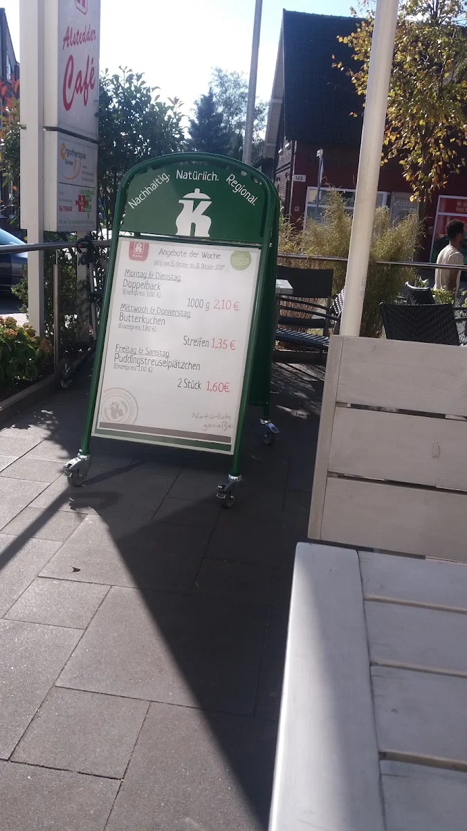 Speisekarte, Bäckerei Kanne Filiale Alstedde