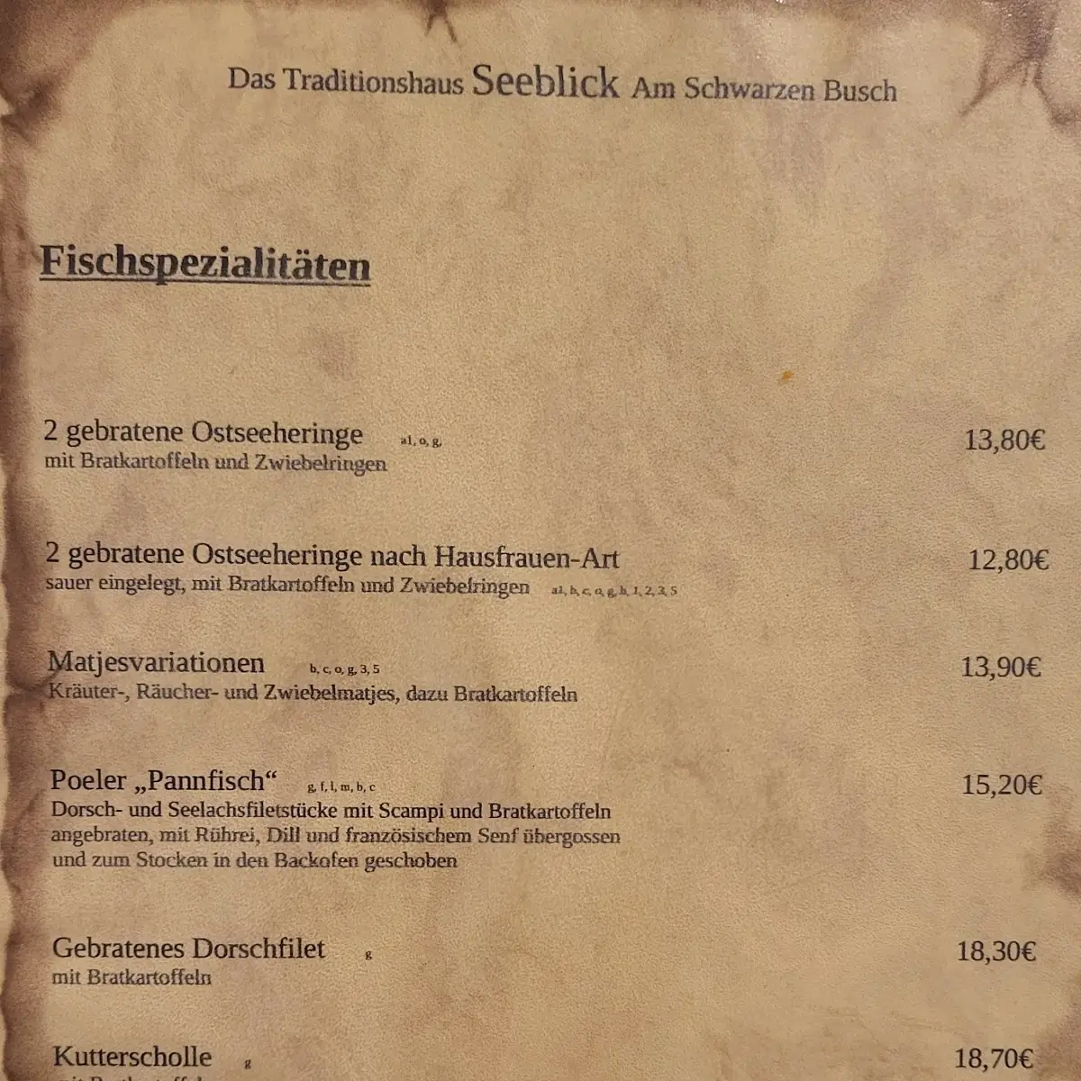 Speisekarte photo 5