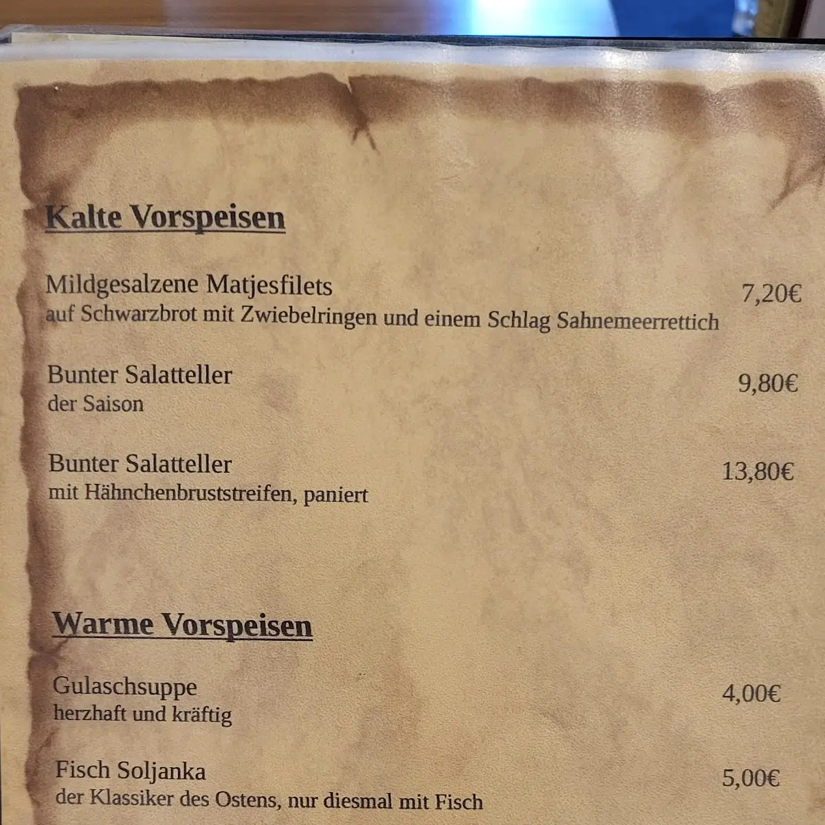 Speisekarte photo 8