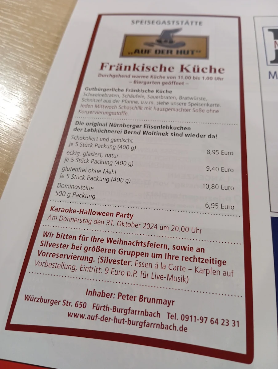 Speisekarte photo 1