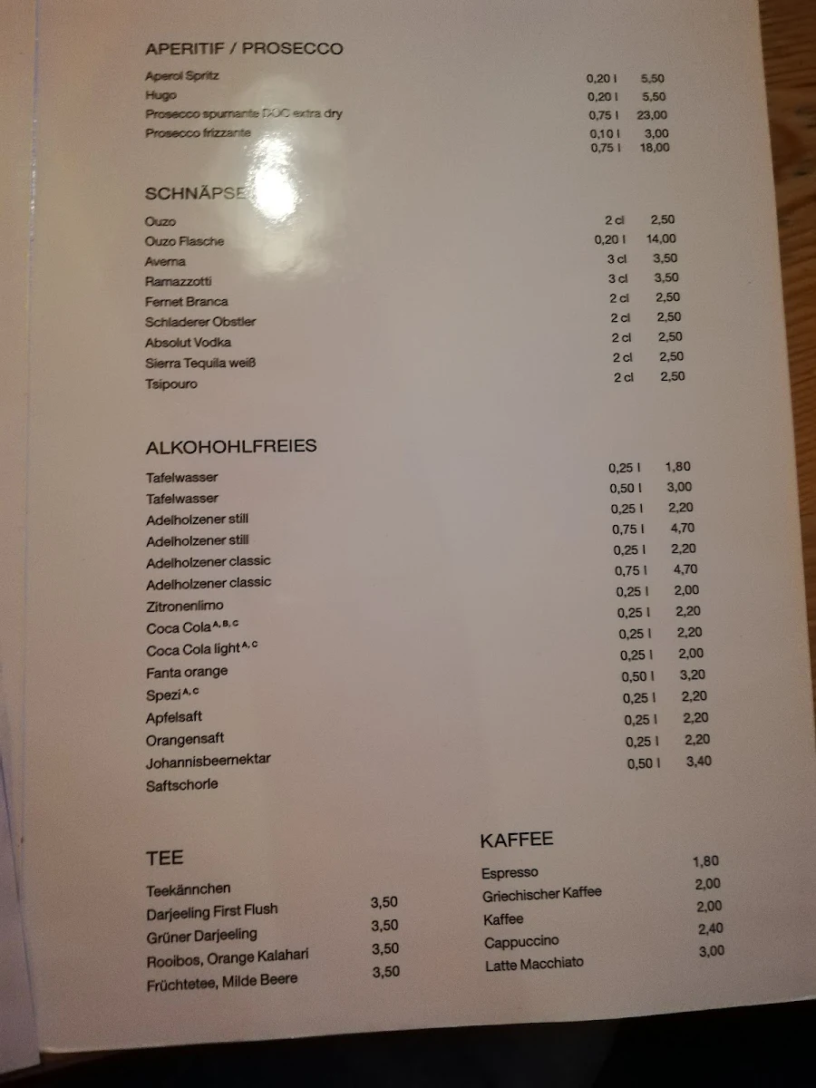 Speisekarte photo 5