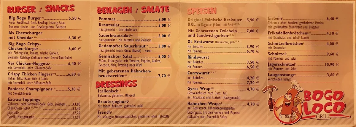 Speisekarte photo 1