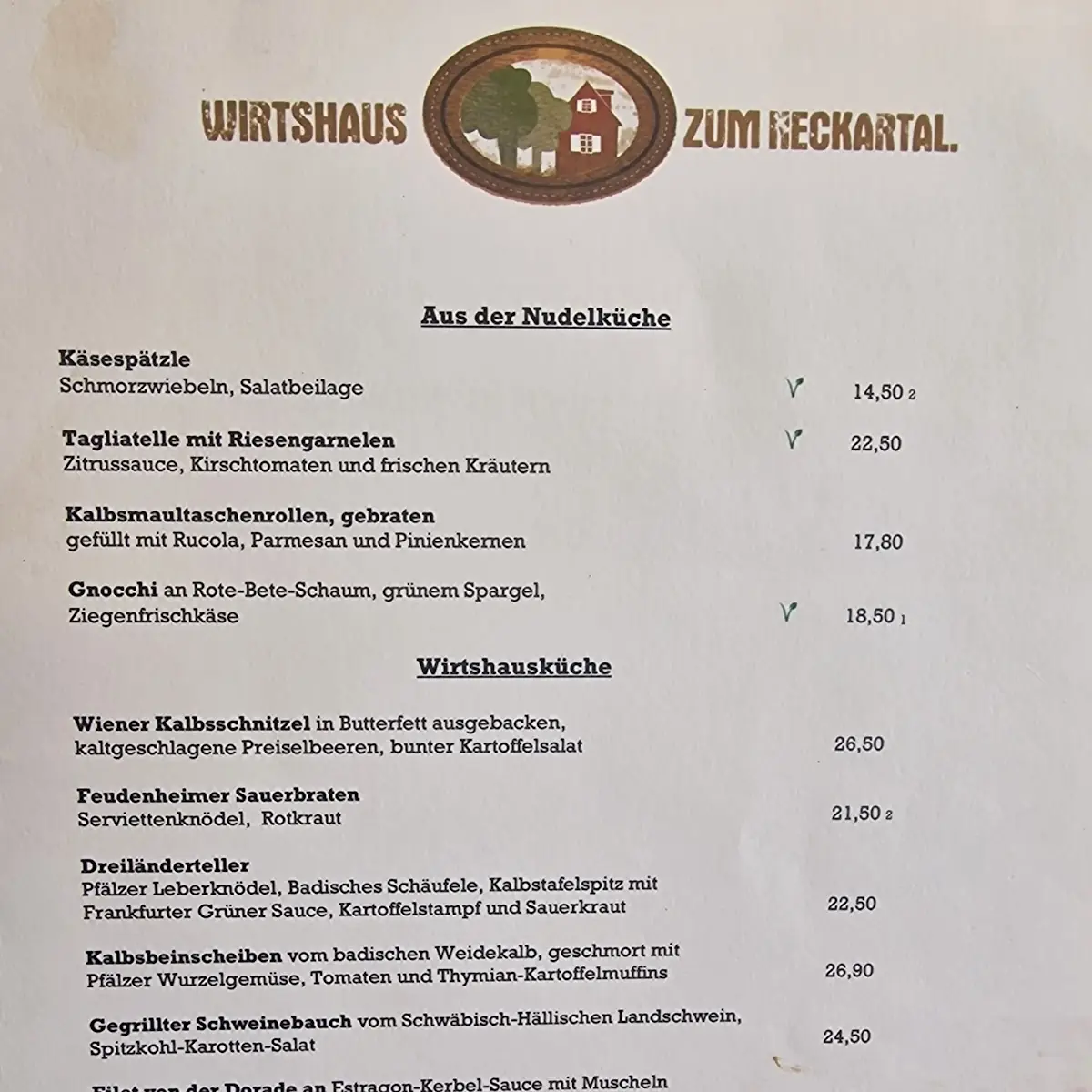 Speisekarte photo 3