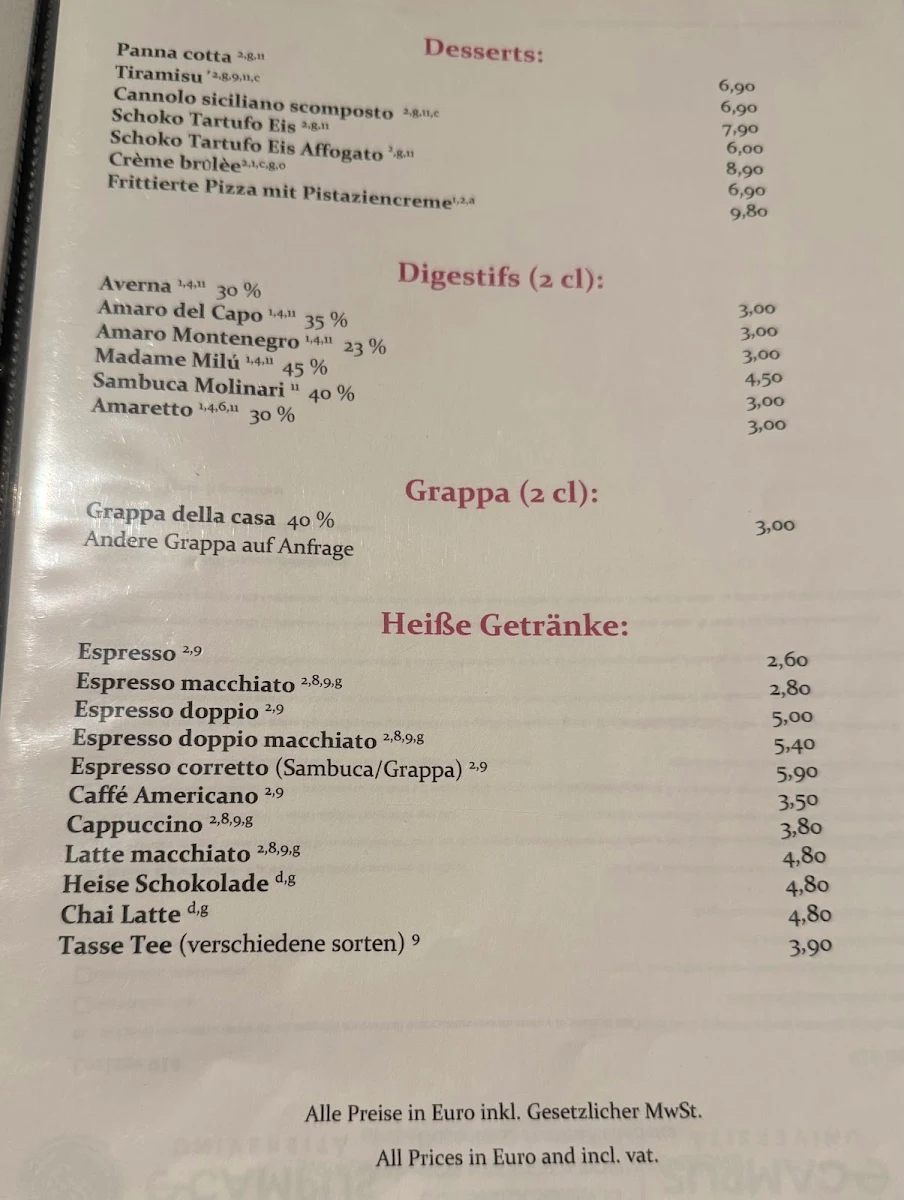 Speisekarte photo 1