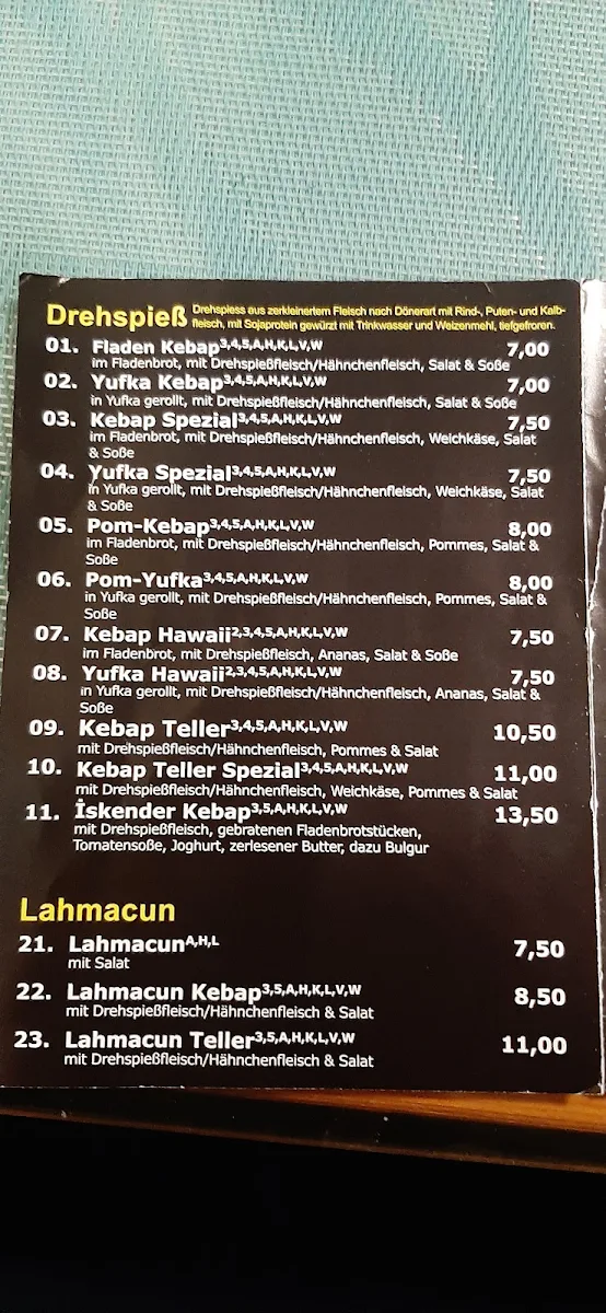 Speisekarte photo 6