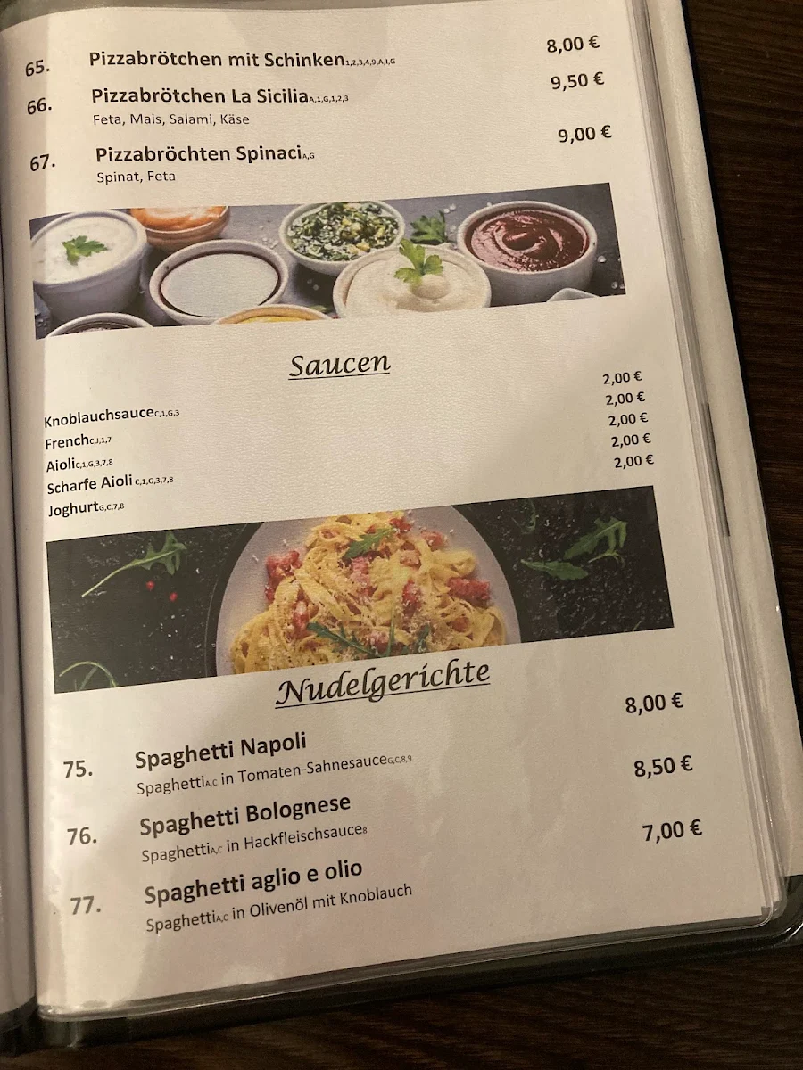 Speisekarte photo 2