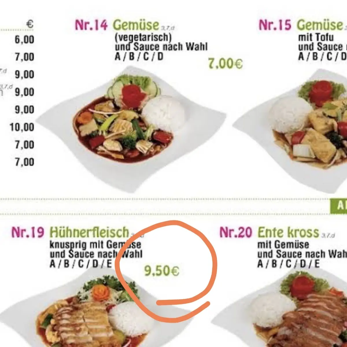 Speisekarte photo 1
