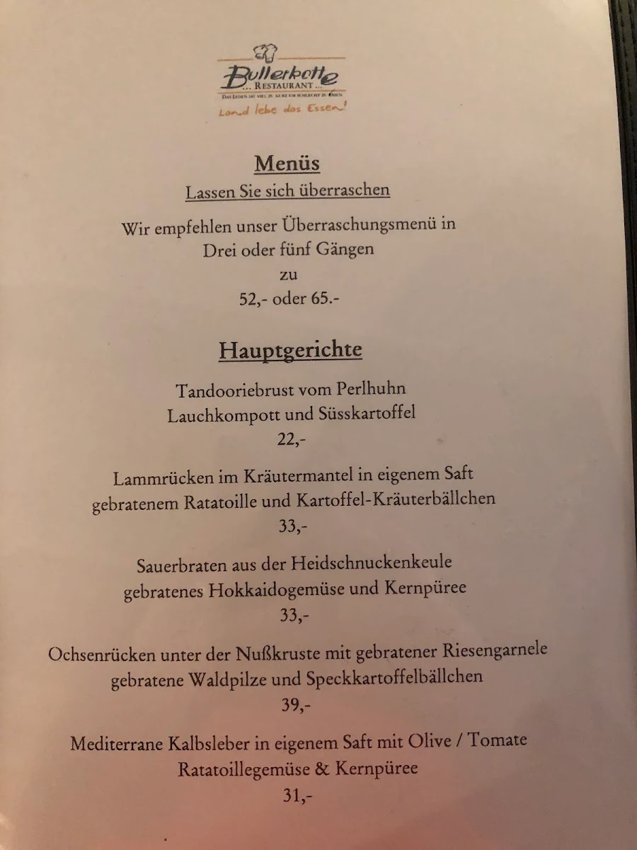Speisekarte photo 1