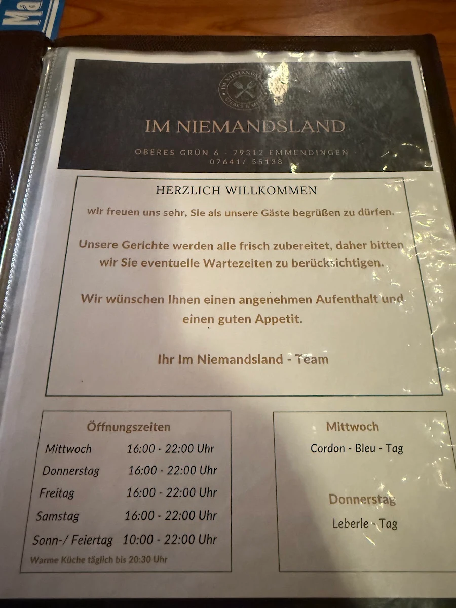 Speisekarte photo 1
