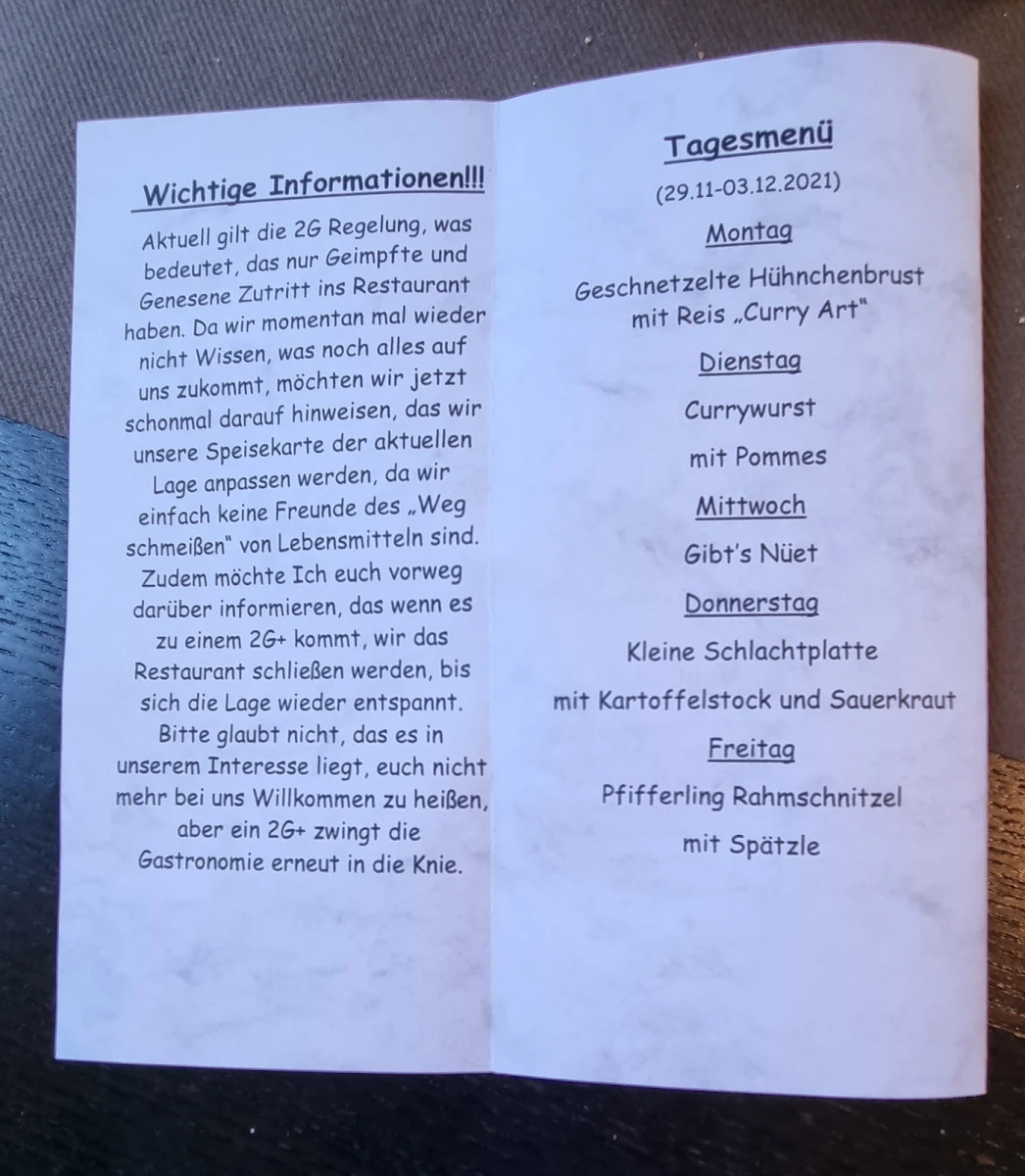 Speisekarte photo 4