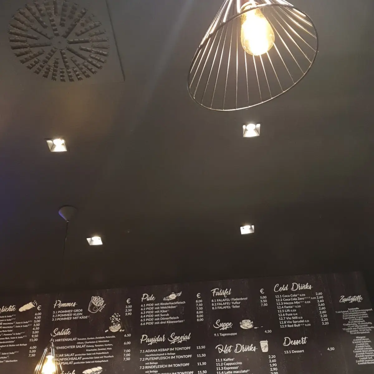 Speisekarte, Payidar