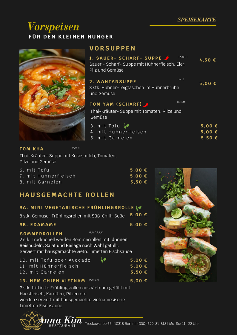 Speisekarte photo 1