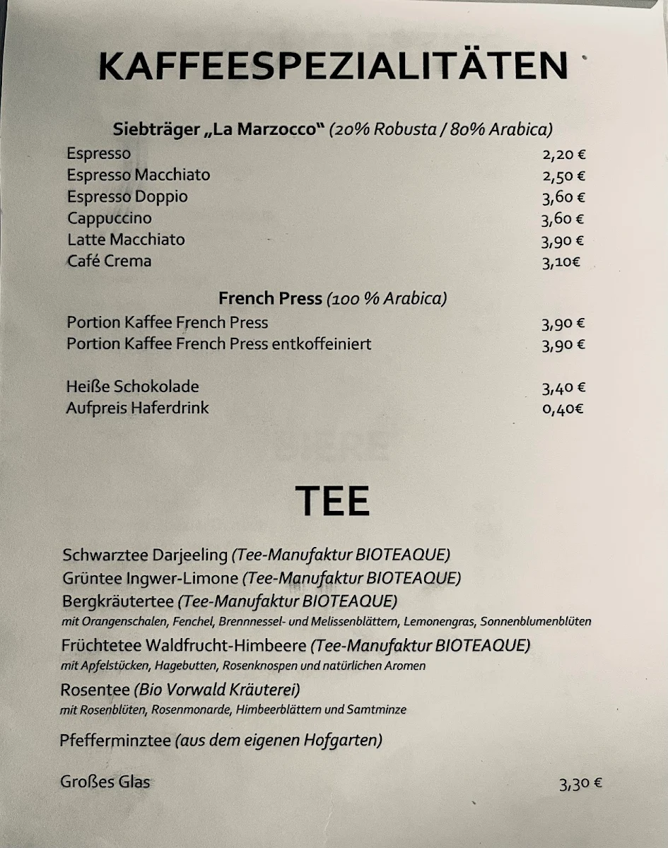 Speisekarte photo 2