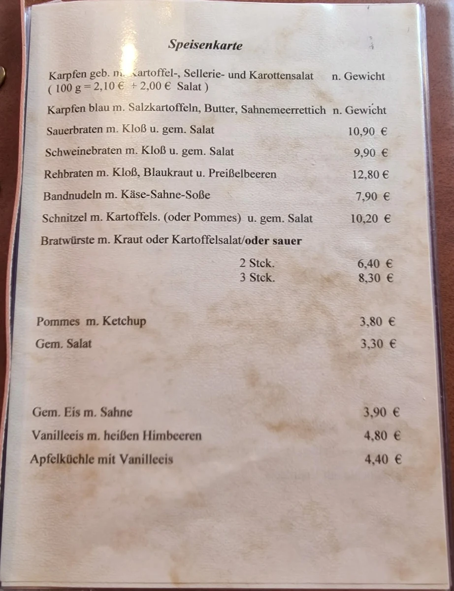 Speisekarte photo 2