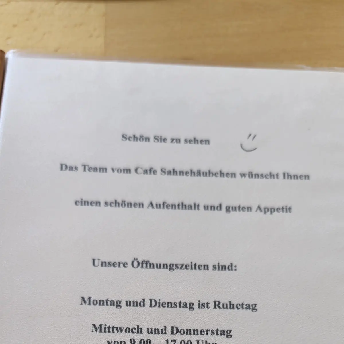 Speisekarte photo 1