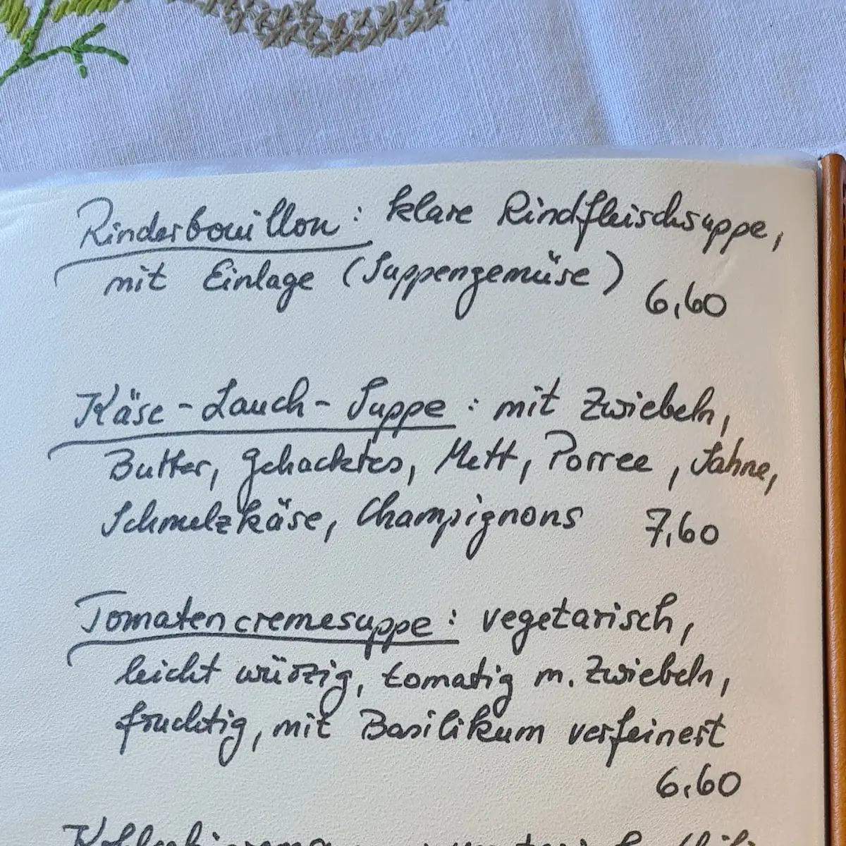 Speisekarte photo 5