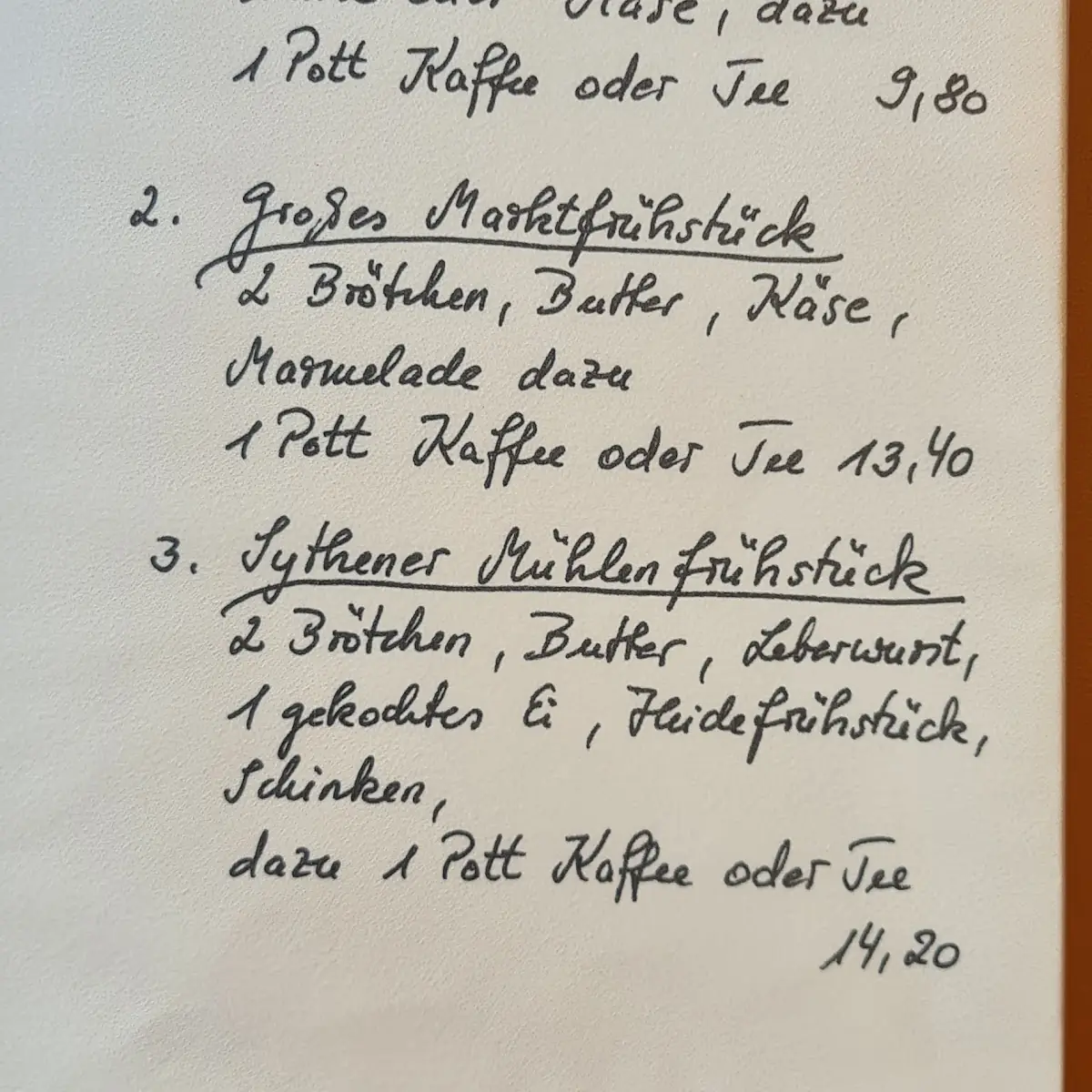 Speisekarte photo 6