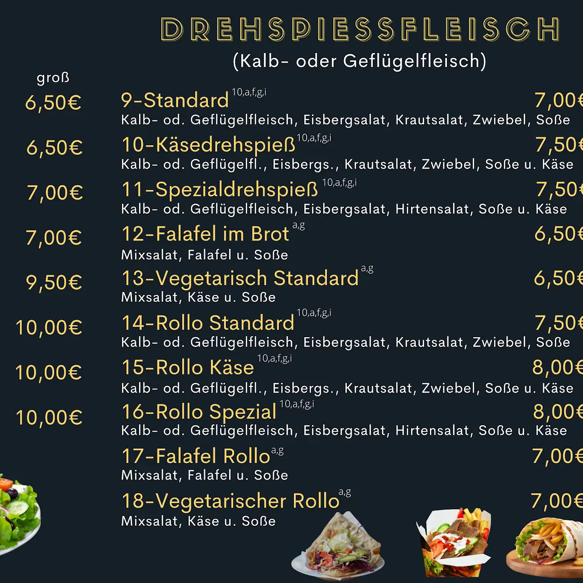 Speisekarte photo 3