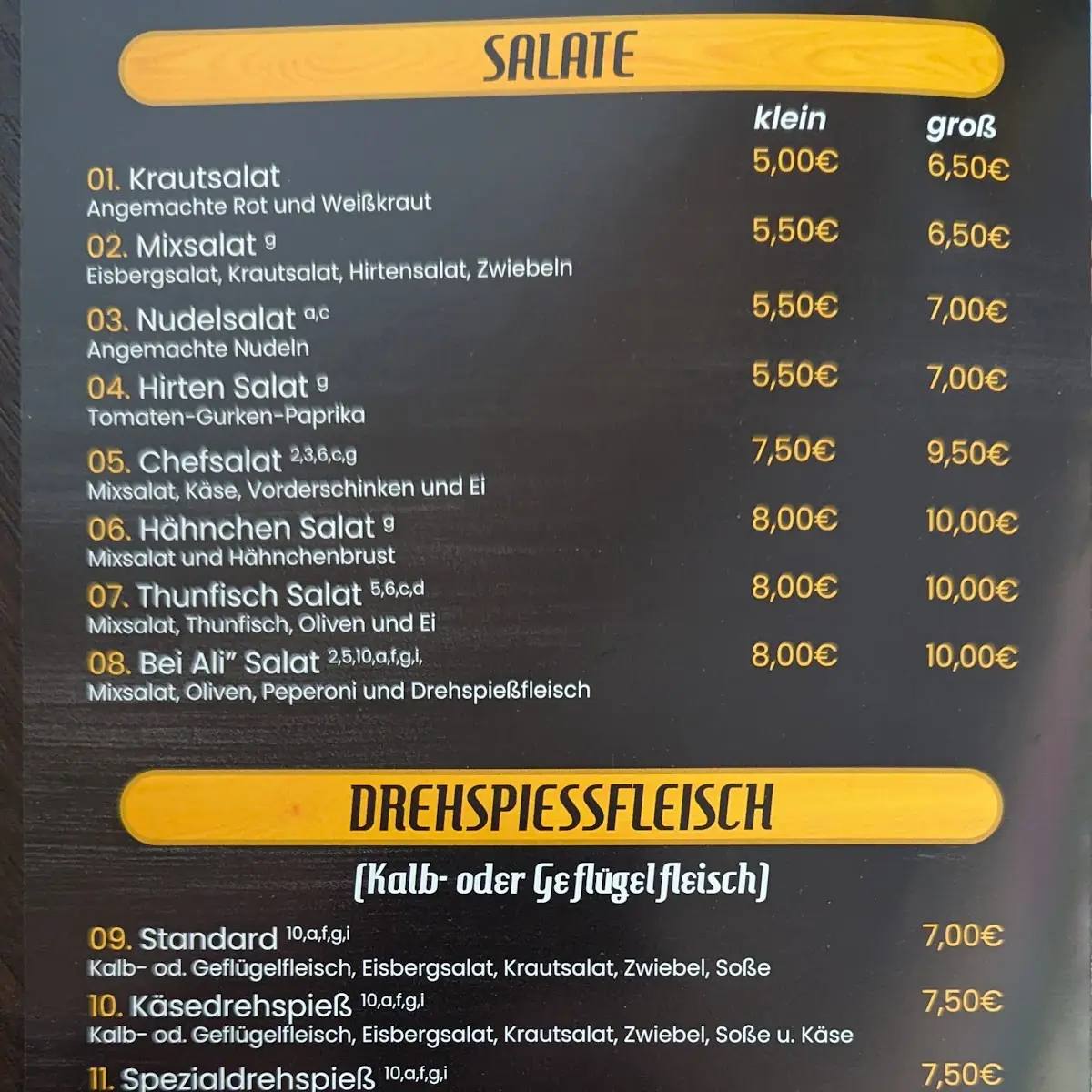 Speisekarte photo 8