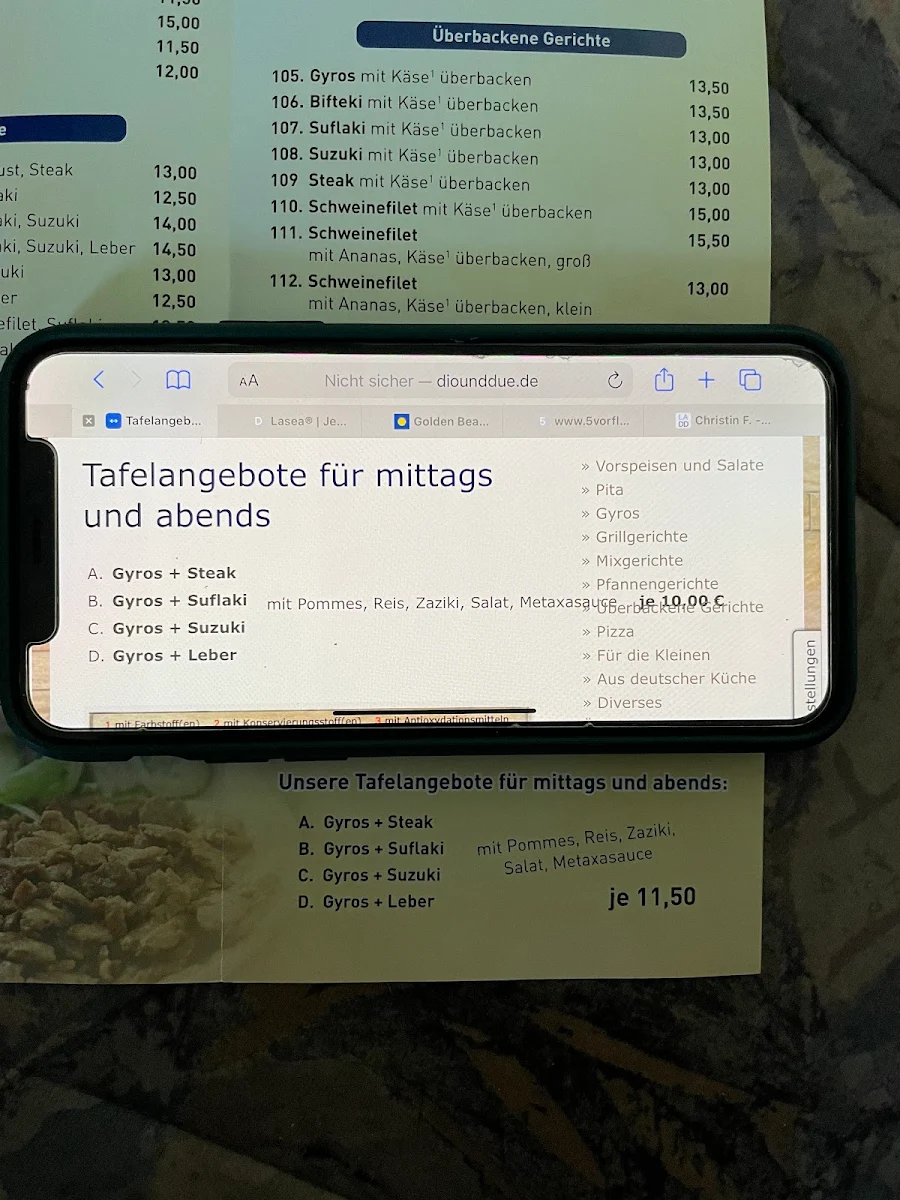 Speisekarte photo 5