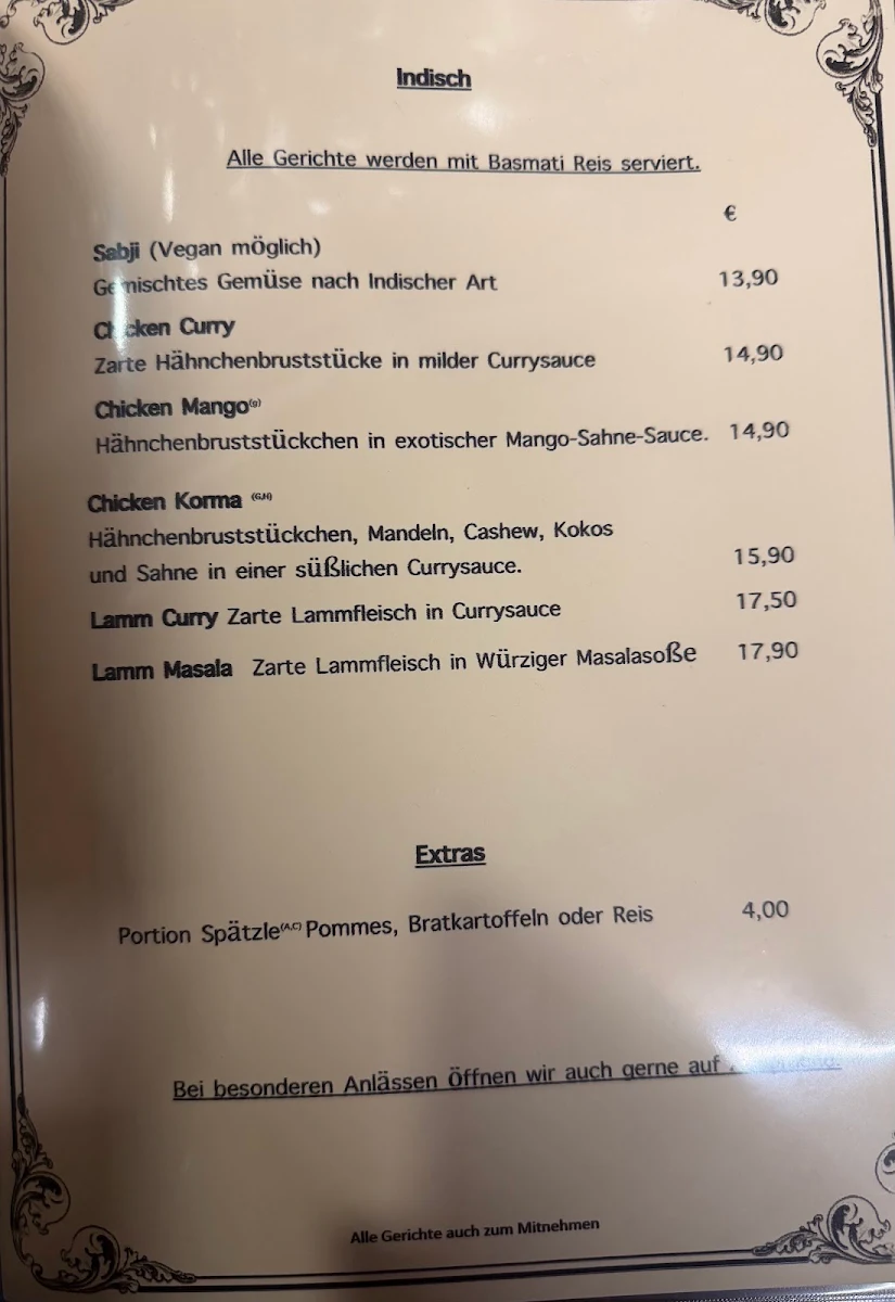 Speisekarte photo 1