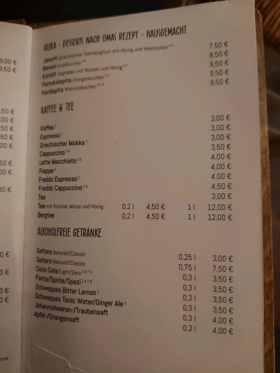 Speisekarte photo 2