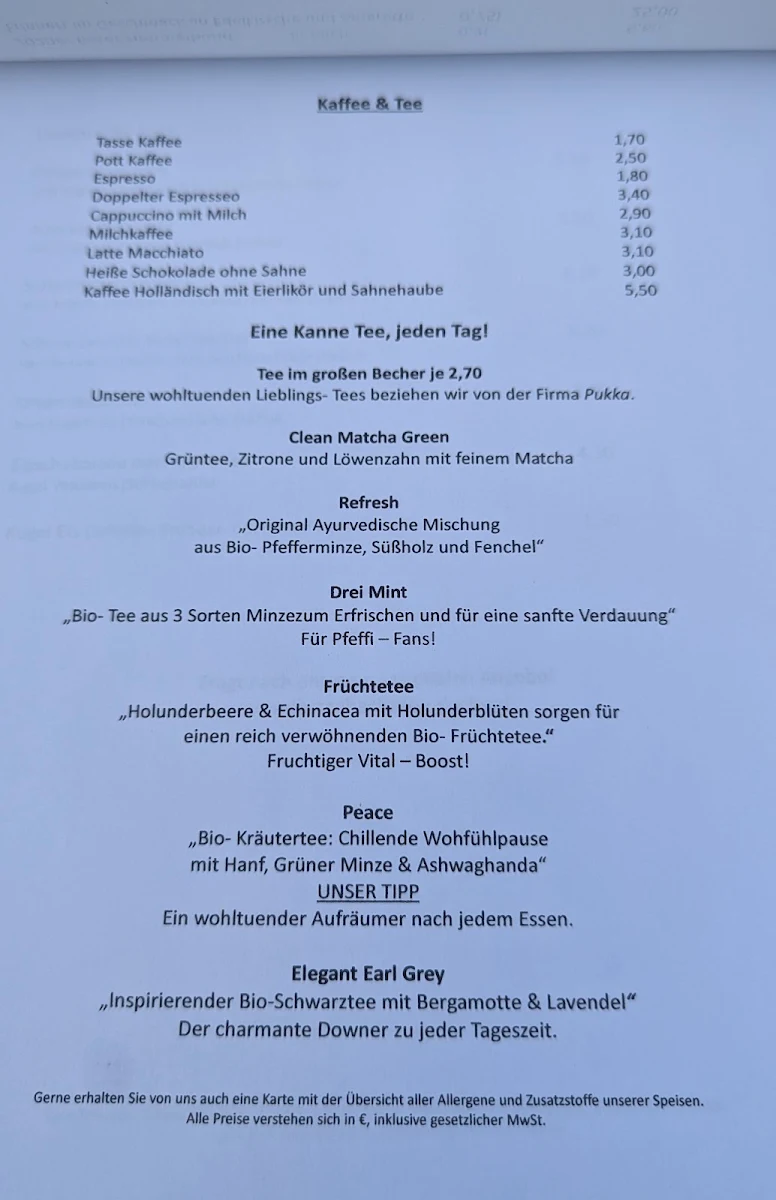 Speisekarte photo 1