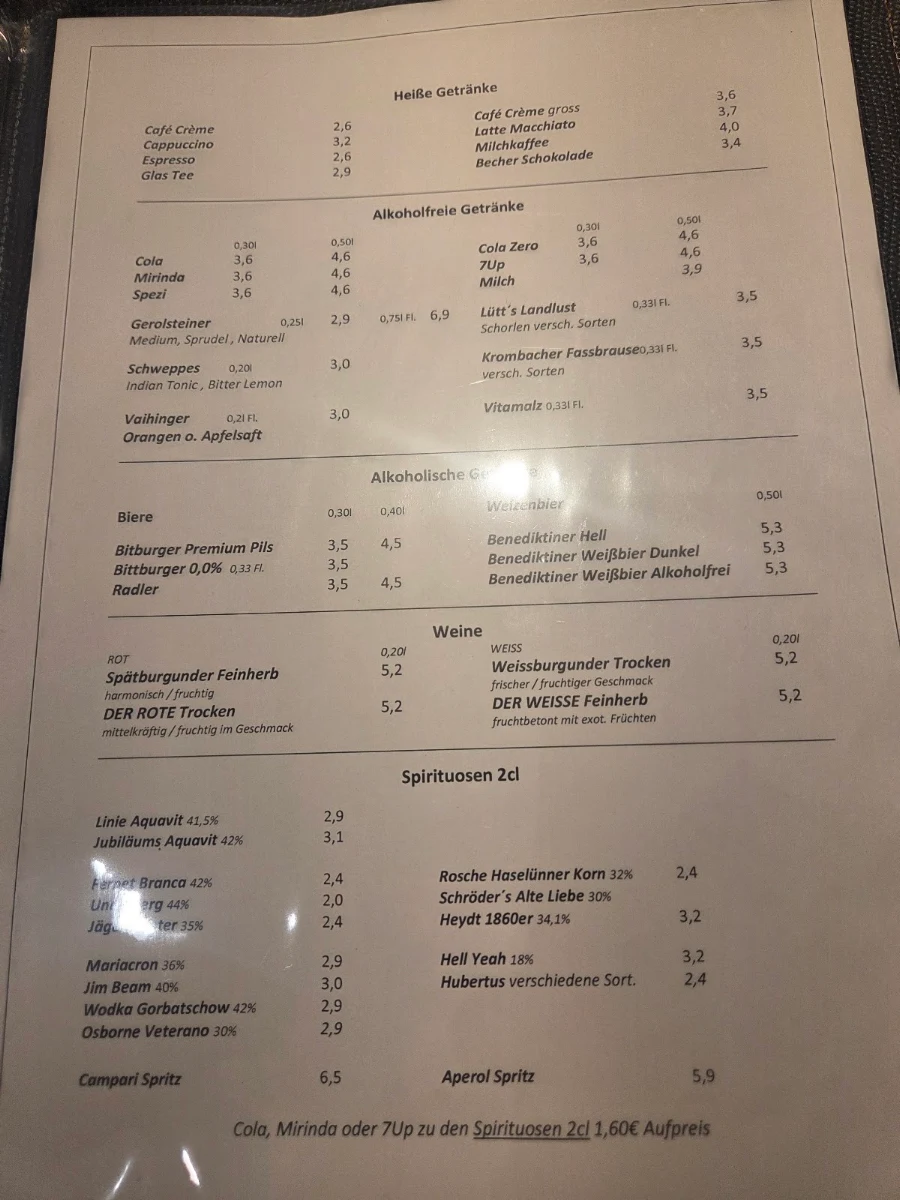 Speisekarte photo 1