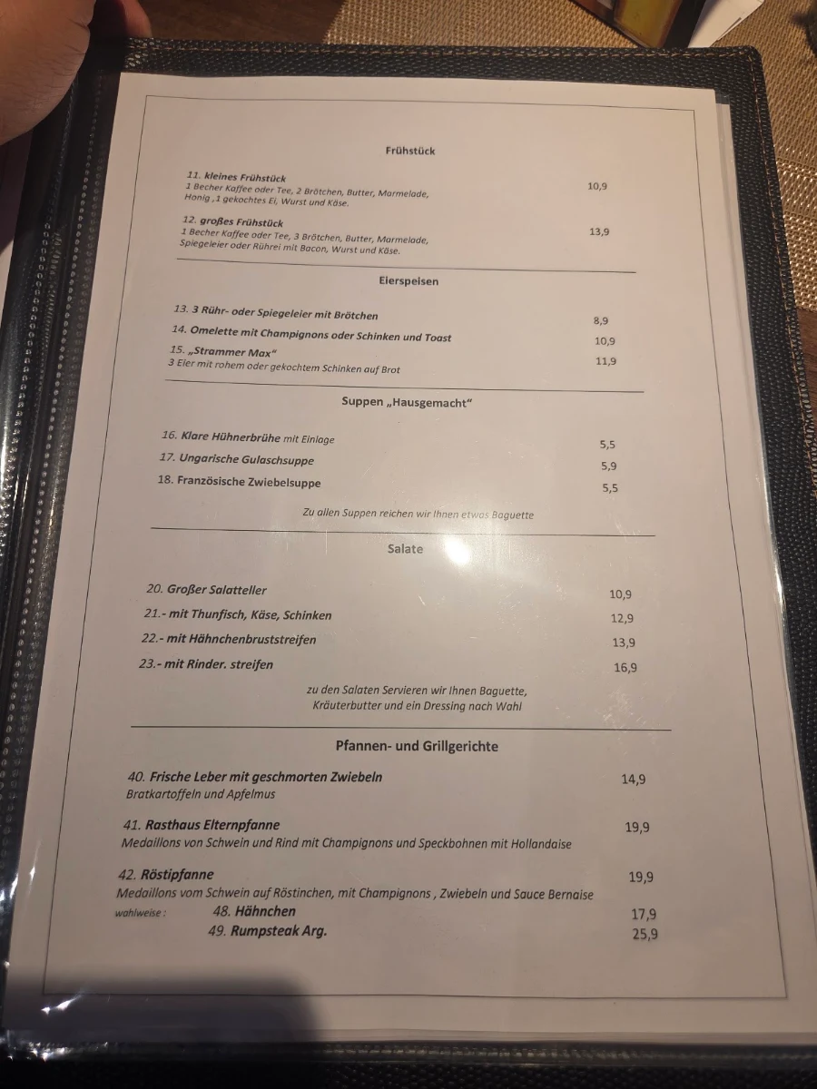 Speisekarte photo 3