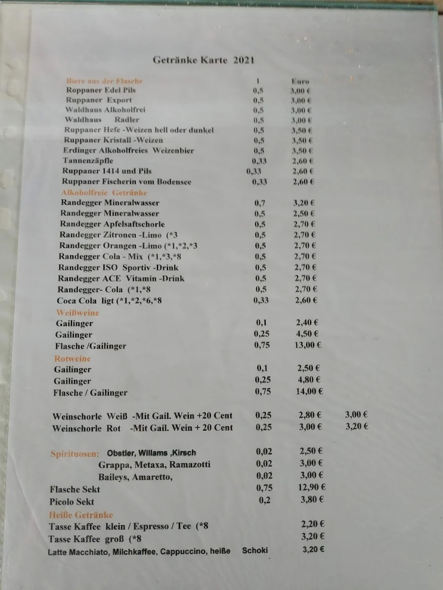 Speisekarte photo 3